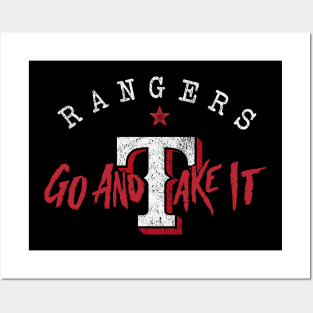 texas rangers (grunge) Posters and Art